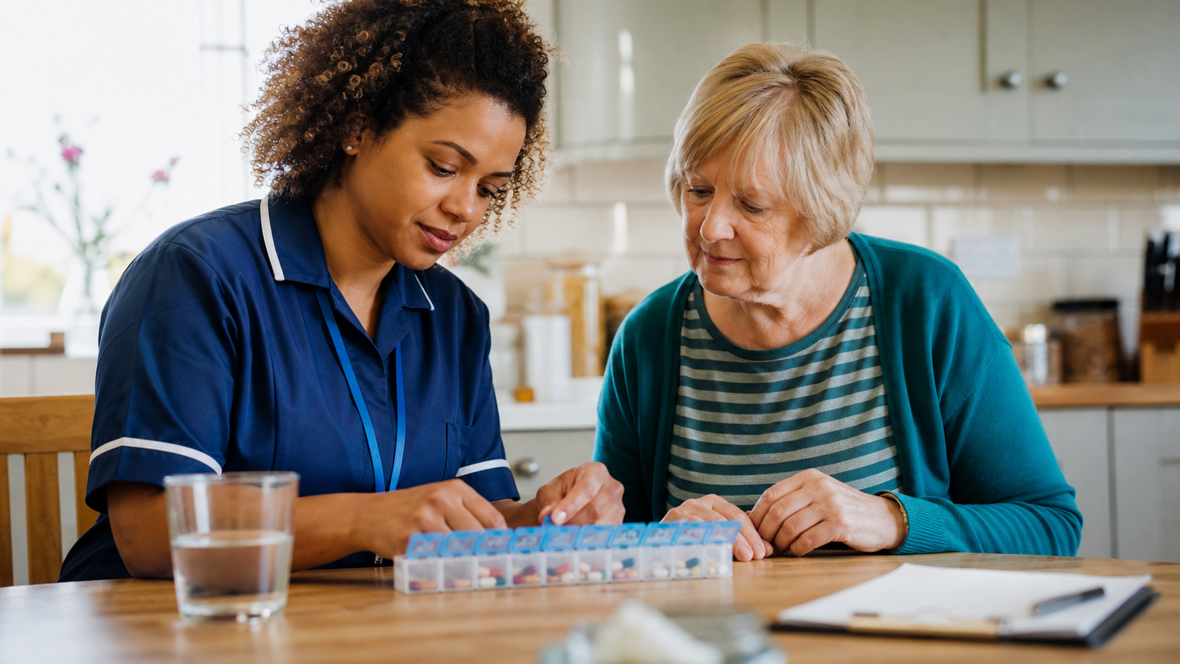 Photo representing medication support from Care Ox